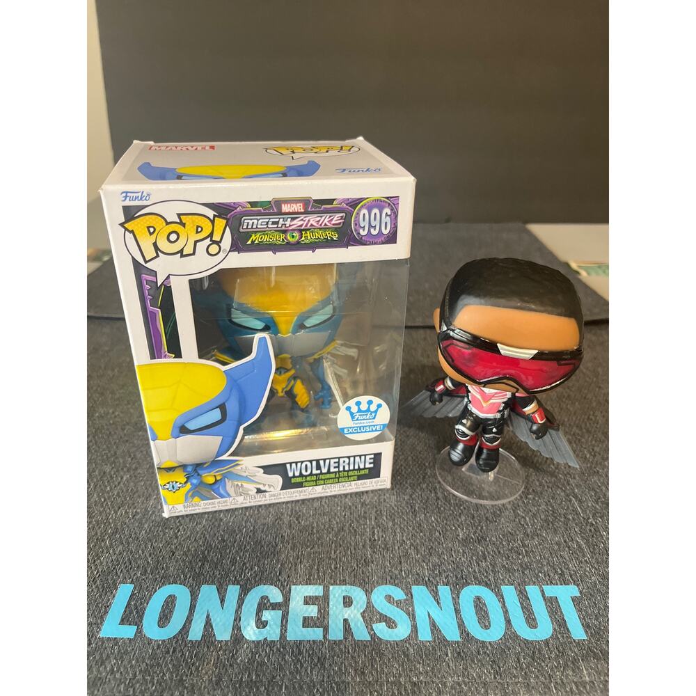 Clearance - Wolverine Funko Pop & Black bubblehead